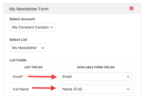 Email Fields Email fields