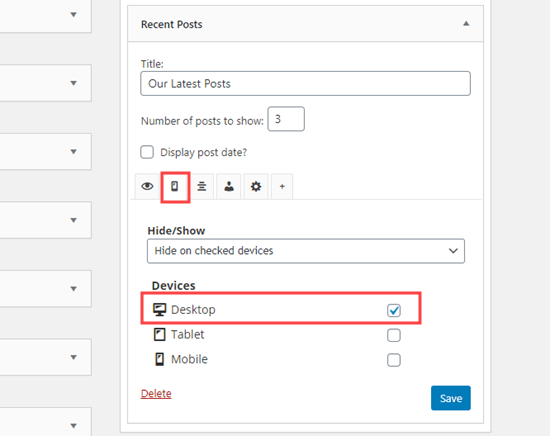 Showing a WordPress widget on mobile devices but not on desktops Showing a WordPress widget on mobile devices but not on desktops