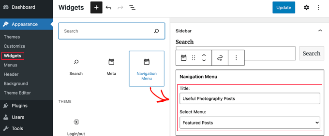 featuredmethod2navigationmenuwidget Add Navigation Menu Widget to Your Sidebar