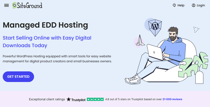 SiteGround Managed EDD Hosting