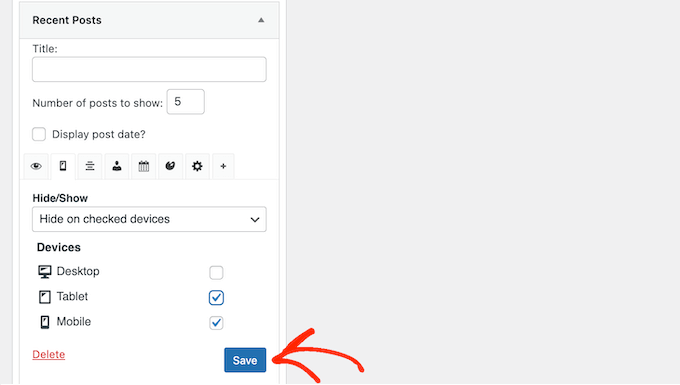 Saving widget settings in WordPress Saving widget settings in WordPress