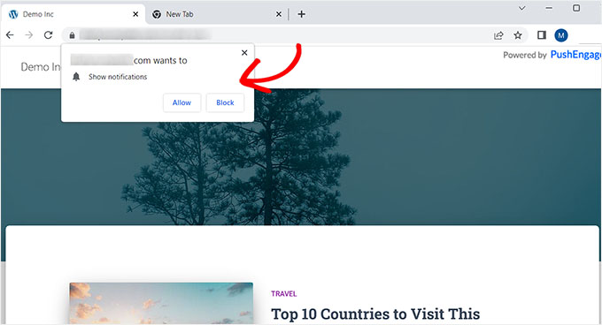 Allow notification preview Allow notification preview