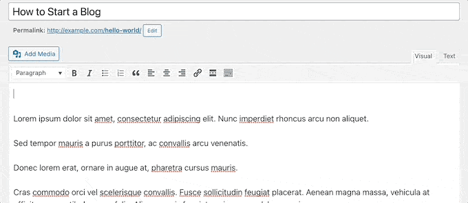 Embed video in classic editor Embed video in classic editor
