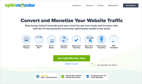 OptinMonster website OptinMonster website