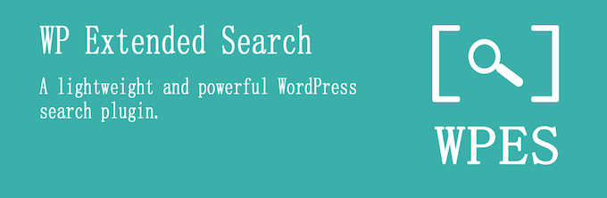 The WP Extended Search WordPress plugin The WP Extended Search WordPress plugin