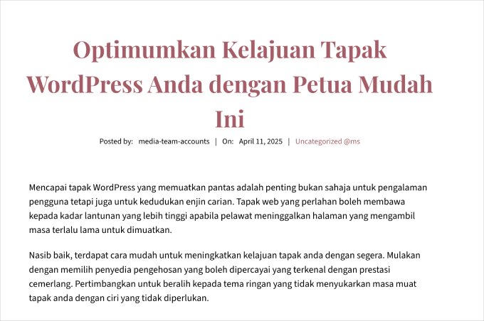 WPML translated content example
