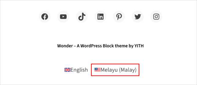 WPML translated version
