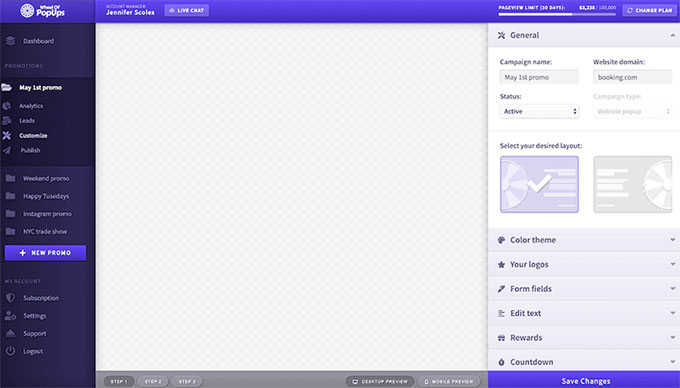 Desktop editor