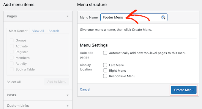 How to create a navigation menu for the WordPress footer How to create a navigation menu for the WordPress footer