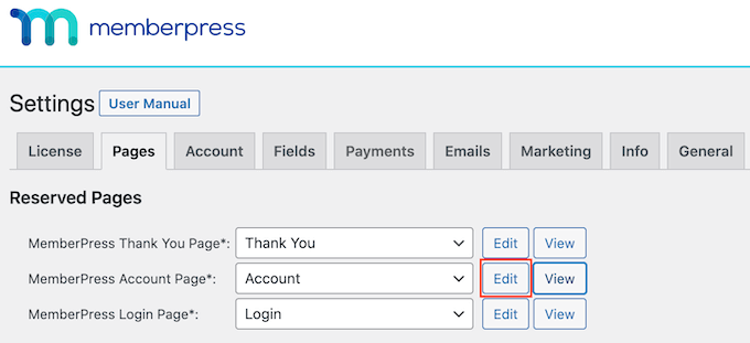 Customizing the MemberPress Account page Customizing the MemberPress Account page