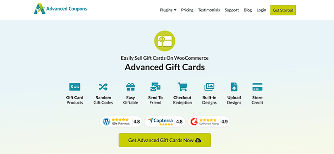 Gift Cards for WooCommerce by Advanced Coupons Gift Cards for WooCommerce by Advanced Coupons
