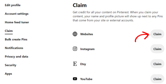 Click websites claim Click websites claim