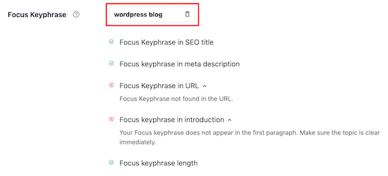 Enter focus keyword Enter focus keyword