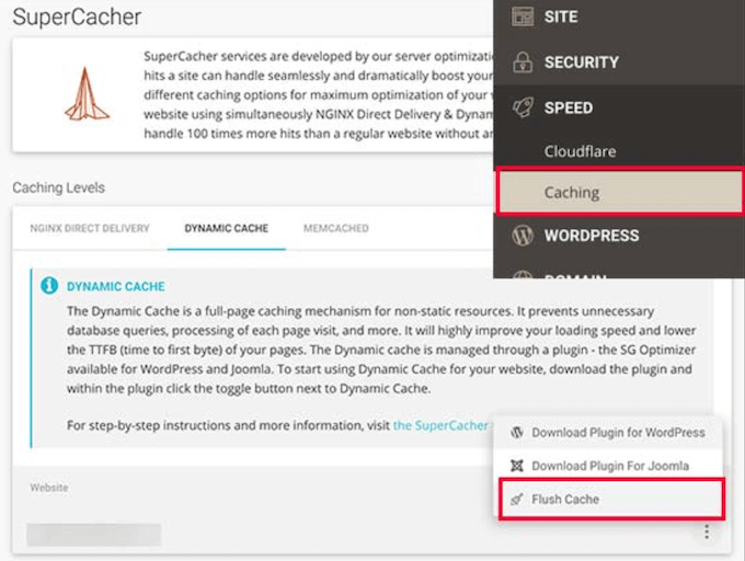 siteground-hosting-cache Clear SiteGround hosting cache