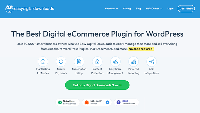 Easy Digital Downloads Website Easy Digital Downloads Website