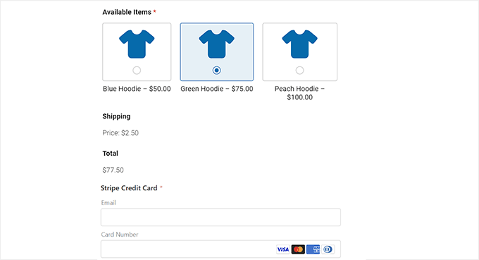 Shipping discount calculator form preview Shipping discount calculator form preview