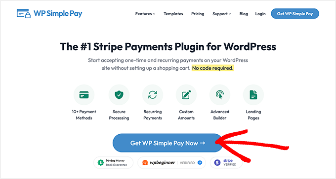 WP Simple Pay Website WP Simple Pay coupon