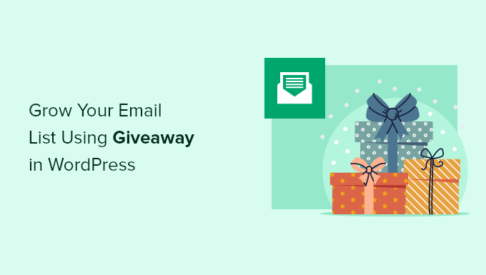 Use a giveaway to grow your email list in WordPress Use a giveaway to grow your email list in WordPress