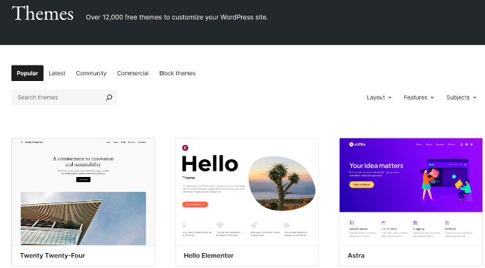 Hur man skapar en webbplats för e-lärande (i 8 enkla steg) WordPress themes directory