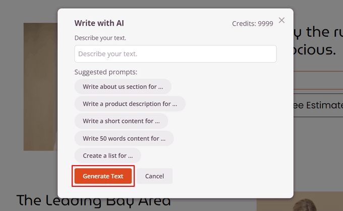 Enter a text prompt for SeedProd AI Assistant Enter a text prompt for SeedProd AI Assistant