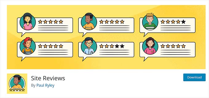 Site Reviews plugin Site Reviews plugin