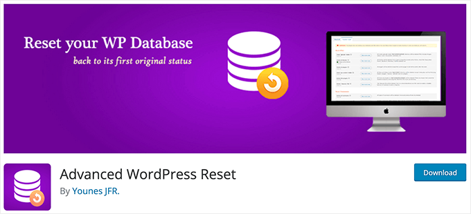 Advanced Database Reset Advanced Database Reset