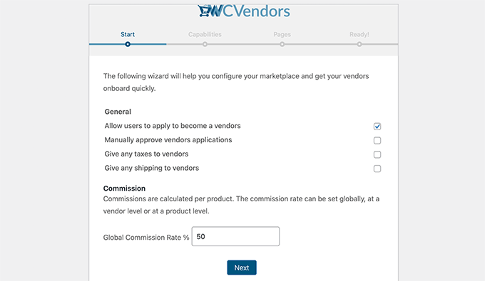 Basic settings for multi vendor Basic settings for multi vendor