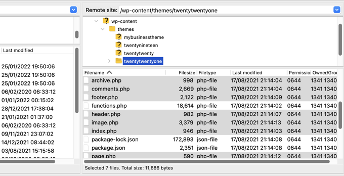 Using an FTP Client to Locate Your Theme Templates Using an FTP Client to Locate Your Theme Templates