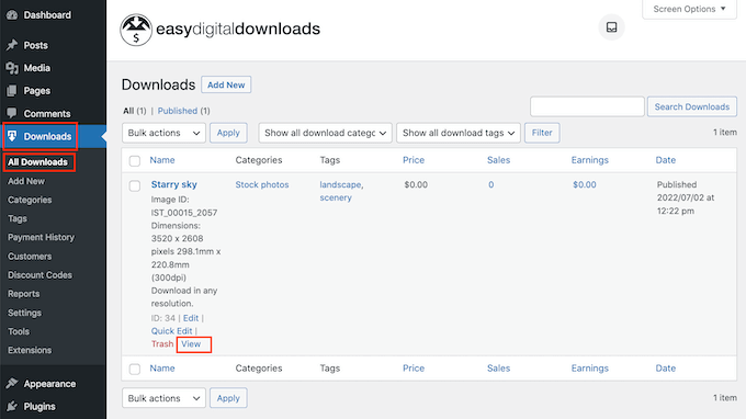 Previewing a digital, downloadable product in WordPress Previewing a digital, downloadable product in WordPress