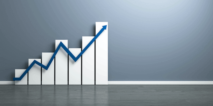 A graph showing blogging trends and blogging statistics A graph showing blogging trends and blogging statistics