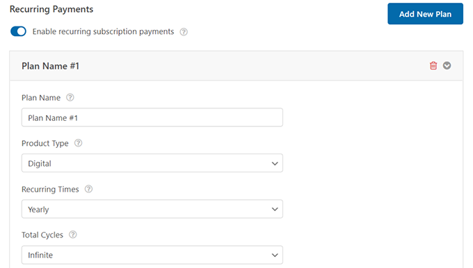 Create plans for recurring payments Create plans for recurring payments