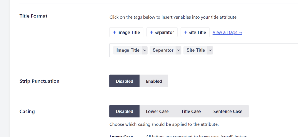 Generate image title and alt tags Generate image title and alt tags