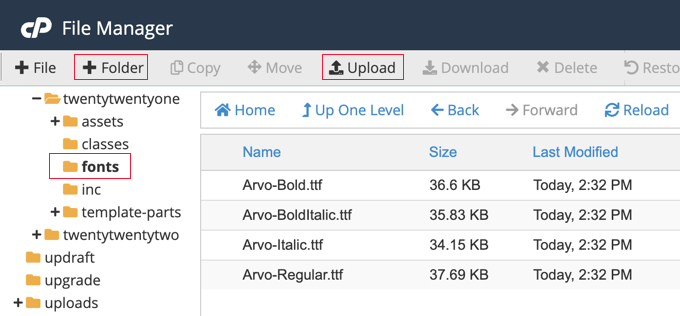 Upload the Fonts to Your Website Upload the Fonts to Your Website