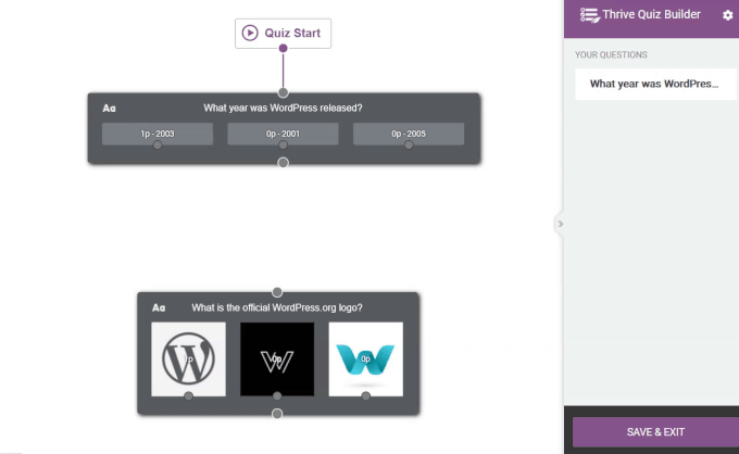 Link questions together in the Live Questions Editor Link questions together in the Live Questions Editor
