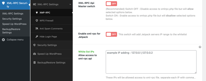 The Disable XML-RPC-API Plugin Settings The Disable XML-RPC-API Plugin Settings
