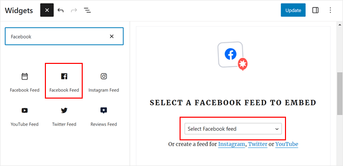 Adding a Facebook album feed in a widget area Adding a Facebook album feed in a widget area