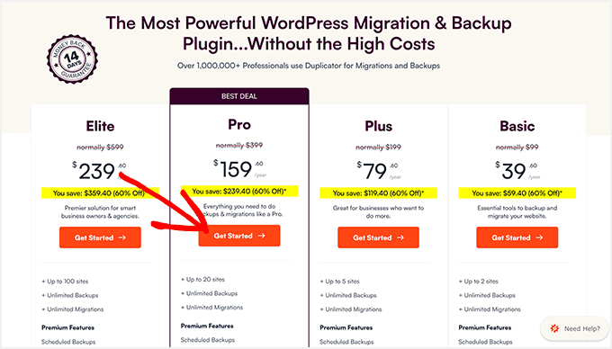 Duplicator Pricing Duplicator Pro Pricing