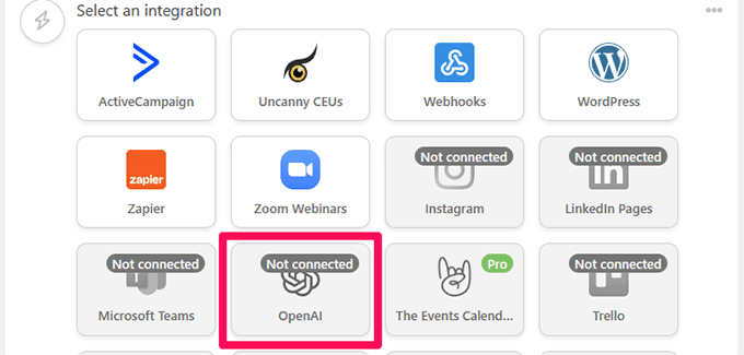 Uncanny Automator OpenAI integration Uncanny Automator OpenAI integration