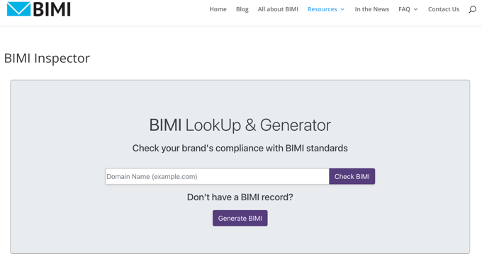 The BIMI LookUp & Generator Tool The BIMI LookUp & Generator Tool