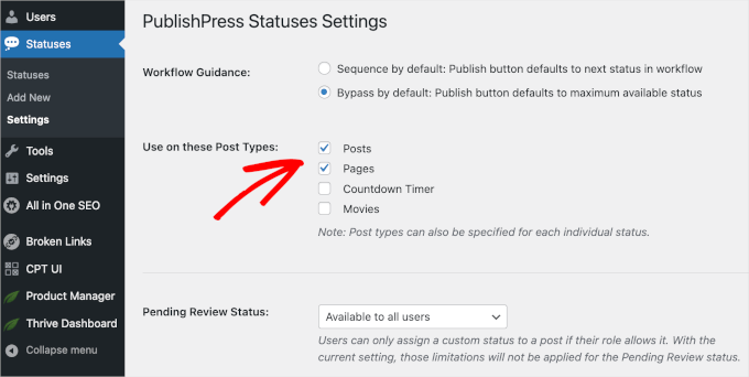 disabling-paypal-alternative-payment-methods-min Creating a custom status for WordPress pages and posts