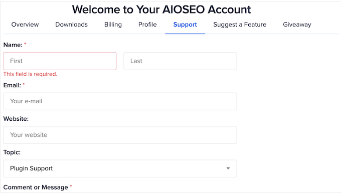 The AIOSEO support portal The AIOSEO support portal