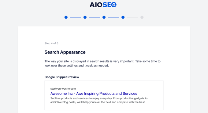 Customizing your site's search appearance using AIOSEO Customizing your site's search appearance using AIOSEO