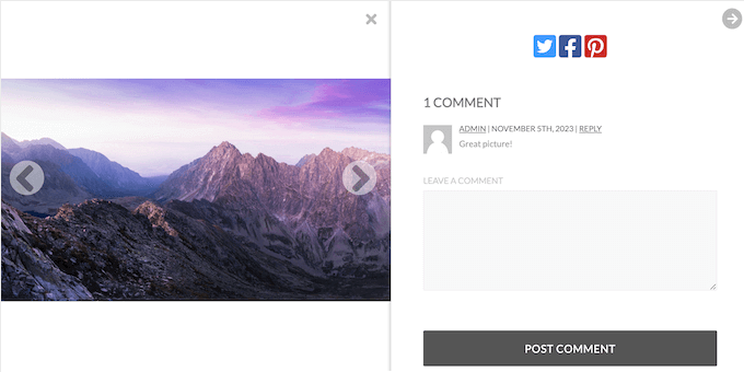 Accepting comments on your galleries Accepting comments on your galleries