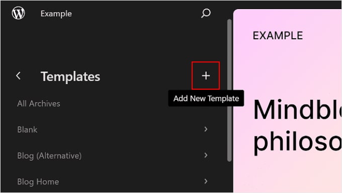Adding a new template in WordPress Full Site Editor Adding a new template in WordPress Full Site Editor