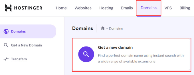 Get Amazon affiliate link Hostinger get a domain