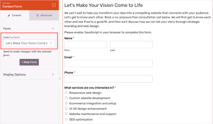Update security keys using Sucuri WPForms in SeedProd