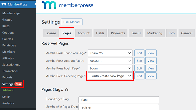 Setting up a MemberPress coaching page Setting up a MemberPress coaching page