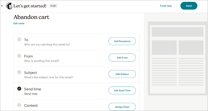 mailchimp campaign creation mailchimp campaign creation