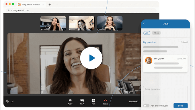 Hosting webinars using RingCentral Hosting webinars using RingCentral