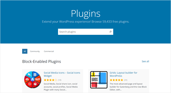 The WordPress.org plugin directory The WordPress.org plugin directory